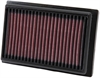 Preview: 33-2485 K&N Filter für Toyota Aygo II 1.0i 69 PS Bj.5/14- Tauschfilter