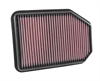 Preview: 33-5023 K&N Filter für Jeep Wrangler III JK 2.8CRD Turbodiesel 177/200 PS 3/07- 