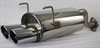 Preview: TSS Endschalldämpfer 2x90mm Oval für Honda Civic Sp