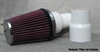 Preview: BMS Universaladapter ca. 70/70mm zur Montage einen Filters mit ca. 70mm Anlschuß