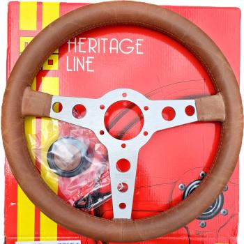 Momo Prototipo Tabacco Sportlenkrad 35 350mm Leder braun steering wheel volante