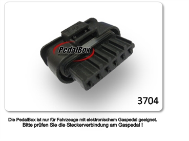 DTE PedalBox 3S für MERCEDES-BENZ E-KLASSE W212 285KW 01 2009- E 500 212.072 Tuning Gaspedalbox Chip