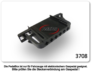 DTE PedalBox 3S für SEAT IBIZA 6L1 51KW 05 2006-11 2009 1.2 12V Tuning Gaspedalbox Chip