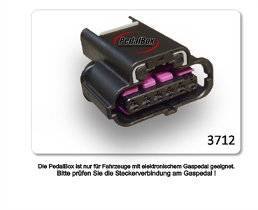 DTE Systems PedalBox 3S für VW Golf 5 1K 2003-2009 1.0L R4 48KW Gaspedal Chip Tuning Pedaltuning
