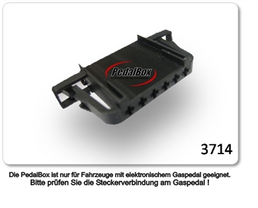 DTE Systems PedalBox 3S für VW Lupo 6X 1999-2006 1.7 SDI R4 44KW Gaspedal Chip Tuning Pedaltuning