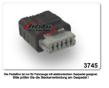 DTE PedalBox 3S für PEUGEOT 207 SW WK 80KW 06 2007- 1.6 HDi Tuning Gaspedalbox Chip