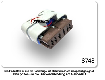 DTE PedalBox 3S für PEUGEOT 308 133KW 06 2014- 2.0 GT HDi 180 Tuning Gaspedalbox Chip