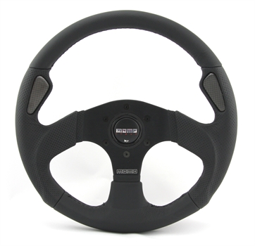 Momo Leder gelocht Sportlenkrad Jet 320mm schwarz o.Ring steering wheel volante