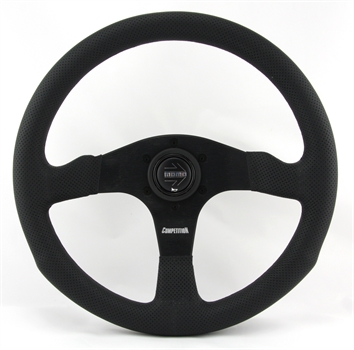 Momo Leder gelocht Sportlenkrad Competition 350mm schwarz black ohne Ring steering wheel volante