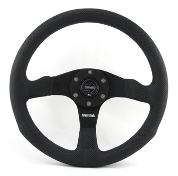Momo Leder gelocht Sportlenkrad Competition 350mm schwarz black steering wheel volante
