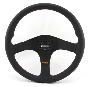 Momo Leder Sportlenkrad Tuner 32 320mm schwarz black ohne Ring steering wheel volante