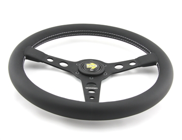 Momo Leder Sportlenkrad Prototipo 350mm schwarz black steering wheel volante