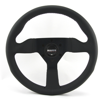 Momo Leder Sportlenkrad Montecarlo 320mm schwarz black steering wheel volante