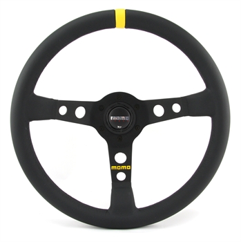 Momo Leder Sportlenkrad Modell MOD. 07 350mm schwarz black steering wheel volante