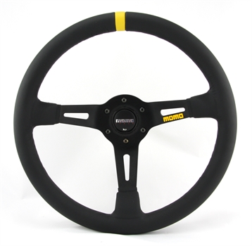 Momo Leder Sportlenkrad Modell MOD. 08 350mm schwarz black steering wheel volante