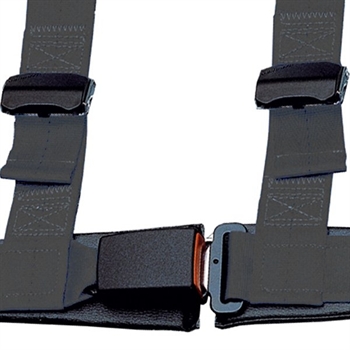 Preview: Schroth Gurt Rallye Cross asm, links schwarz Hosenträgergurt