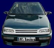 BMS Racing Frontgrillabdeckung o. Emblem für VW Golf 3 Typ