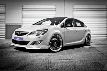 JMS Frontlippe Racelook für Opel Astra J Bj. 2009- alle / ohne OPC, bis Facelift 2012