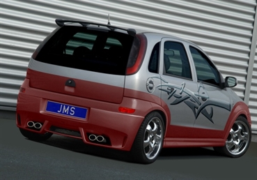 JMS Heckansatz für Opel Corsa C Bj. 2000-03 bis Facelift