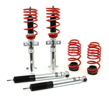 H&R Gewindefahrwerk Monotube für VW Golf 6 incl. GTI/GTD/R Golf Plus Typ 1K,1KP, 2WD 4WD,ohne DCC, nur für VA-Federbeinaufnahme Durchmesser 55mm Bj.ab 09/08 Monotube