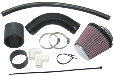 Preview: 57-0131 K&N 57i Performance Kit für Ford Fiesta 3 Bj.3/89-3/93 Sportluftfilter Offener Filter