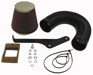 K&N 57i Performance Kit für BMW 3er E36 paßt nur ohne Domstrebe Bj.9/95-10/99 Sportluftfilter Offener Filter