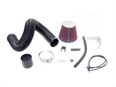 Preview: K&N 57i Performance Kit für Ford Fiesta 5 Bj.3/02- Sportluftfilter Offener Filter