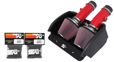 Preview: K&N 69 Typhoon Performance Kit für Dodge Viper Bj.2008-09 Sportluftfilter Offener Filter
