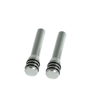 Universal, VW Türpins silber ALU Look Blickfang Autotuning Alu Türpinne innen 4mm außen 7mm länge 44mm