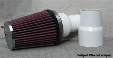 Preview: BMS Universaladapter ca. 70/80mm zur Montage einen Filters mit ca. 70mm Anlschuß