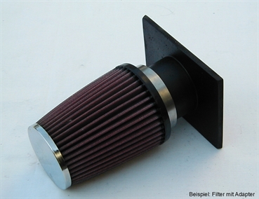 Preview: BMS Universaladapter für Fahrzeuge mit Luftmassenmesser / Einspritzer(zur Montage einen Filters mit ca. 70mm Anlschuß