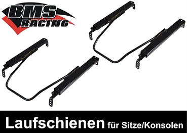 2 Stück Laufschienen höhenverstellbar mit 345mm Breite für Wiechers, Universal Konsolen für zwei Sitze Laufschienensatz