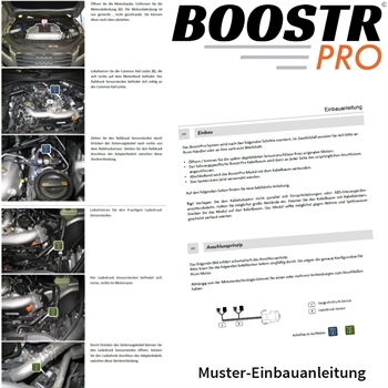 DTE Chiptuning BoostrPro für VW TRANSPORTER V Kasten 7HA 7HH 7EA 7EH 180PS 132KW 2.0 BiTDI 4motion Leistungssteigerung