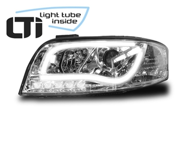 LTI Scheinwerfer-Set Light Tube Inside Audi A6 C5 FL