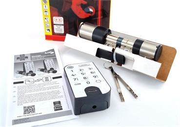 Burg Wächter secuENTRY easy 7602 FP elektronisches Türschloss mit Fingerabdruck Print