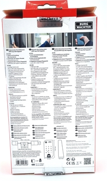 Burg Wächter secuENTRY easy 7602 FP elektronisches Türschloss mit Fingerabdruck Print