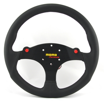 Momo Leder Sportlenkrad Formula 350mm schwarz black steering wheel volante