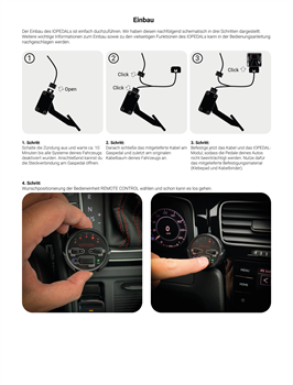 IOPedal Pedalbox für AUDI A1 1.4 TFSI  140PS 103KW (05/2010 bis 10/2018)