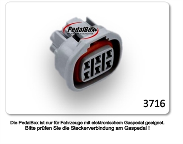  DTE Pedalbox 3S mit Schlüsselband für TOYOTA AVENSIS T22 95KW 10 2000-02 2003 1.8 VVT-i .Gaspedalbox Tuning