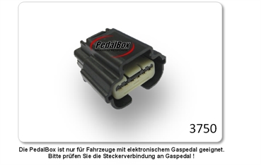  DTE Pedalbox 3S mit Schlüsselband für VW ROUTAN 147KW 09 2008-12 2010 3.8 Gaspedalbox Tuning