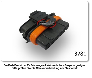  DTE Pedalbox 3S mit Schlüsselband für SMART CROSSBLADE 450 52KW 06 2002-12 2003 0.6 450.418 Gaspedalbox Tuning