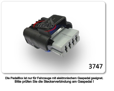  DTE Pedalbox 3S mit Schlüsselband für Citroen C1 PK bis 2008 1.0VVT 50KW Gaspedal Tuning Chiptuning