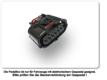 DTE Systems PedalBox mit Schlüsselband für Mazda Mazda CX-7 CX7 ab 2006 2.2 MZR-CD R4 127KW Gaspedal Chip Tuning Pedaltuning