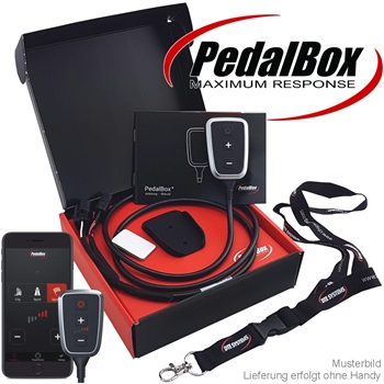DTE Systems PedalBox Plus mit App Schlüsselband für Citroen Fiat Peugeot diverse Modelle Gaspedal Chip Tuning Pedaltuning
