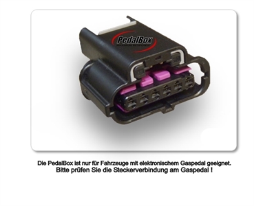 DTE PedalBox mit Schlüsselband für VW PASSAT 3C5 110KW 08 2005-11 2010 2.0 FSI Gaspedalbox