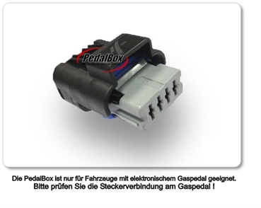 DTE PedalBox mit Schlüsselband für CITROËN C4 Picasso UD_ 110KW 07 2008-08 2013 1.6 16V Gaspedalbox