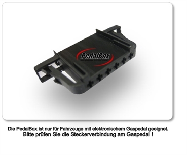 DTE PedalBox mit Schlüsselband für SKODA SUPERB 3U4 77KW 10 2005-05 2007 1.9 TDI Gaspedalbox