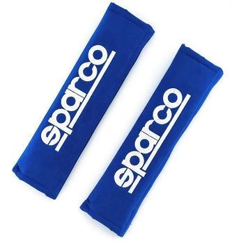 Sparco Gurtpolster GT blau silber 1 Paar Breite 50mm 2" Polster