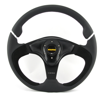 Momo Leder Wildleder Sportlenkrad Nero 350mm schwarz black steering wheel volante