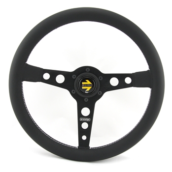 Momo Leder Sportlenkrad Prototipo 370mm schwarz black steering wheel volante
